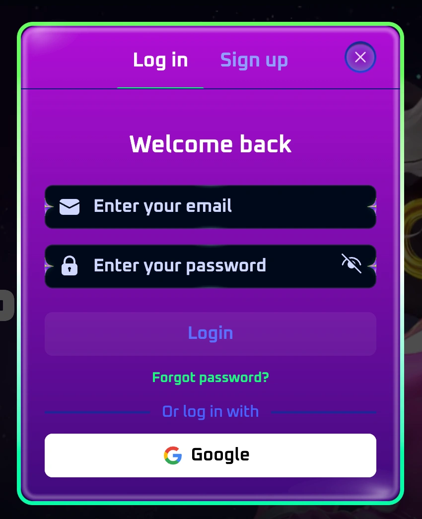 Acceso seguro al perfil de Spinwinera