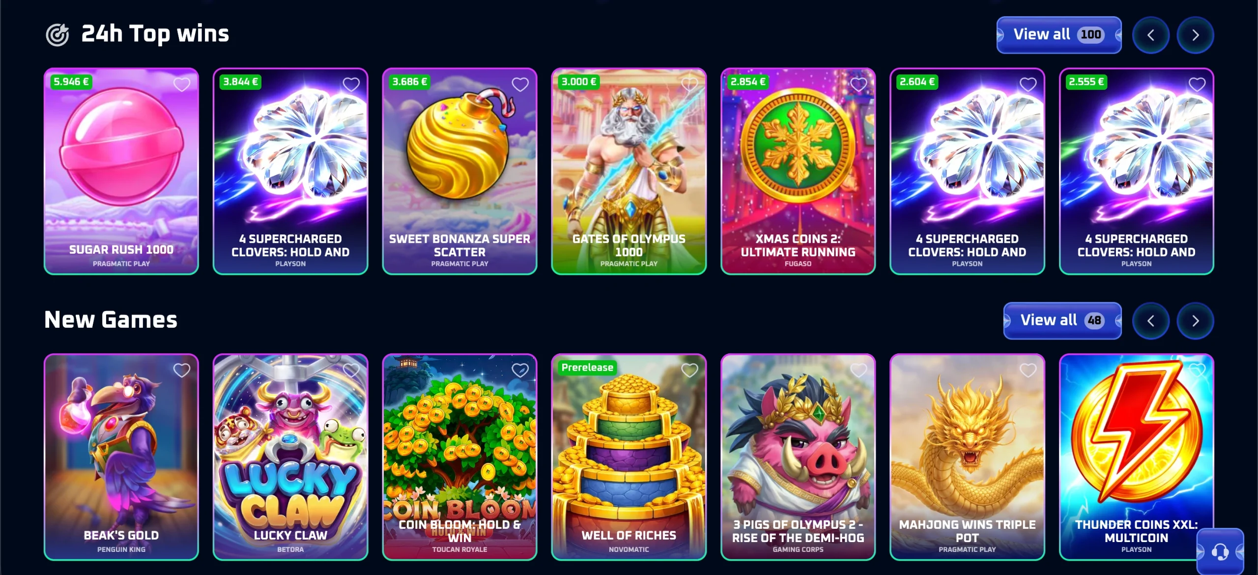 Gestión móvil de juegos, promociones y pagos
